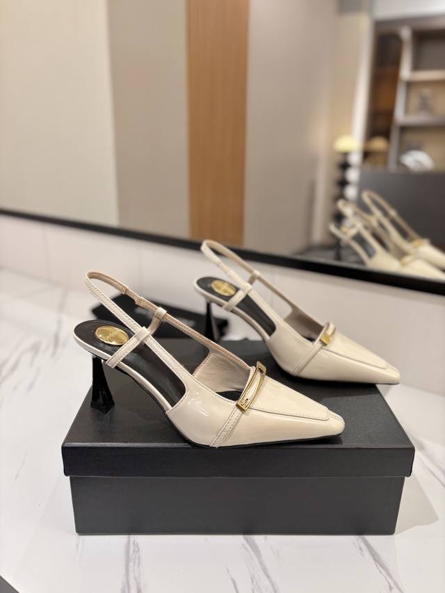 Factory Price: Saint Laurent Ysl 25 New High-Heel Sandals Whether It's A Party O
