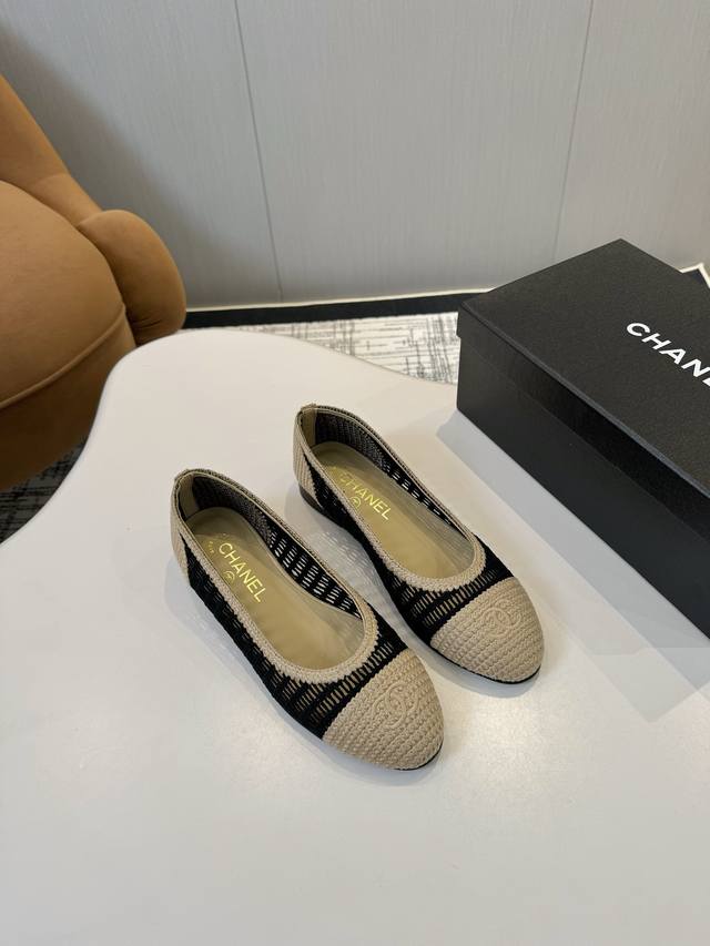 Chan*L The Latest Classic, Woven Popular Slingback Sandals! Single Shoes! Just L