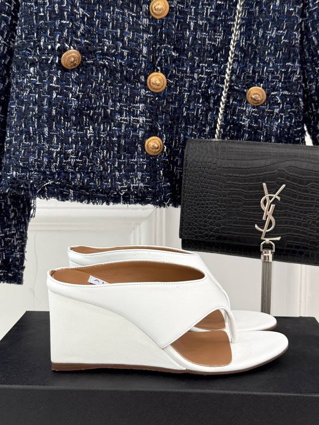 Alaia Alaia New Wedge Heel Flip Flops Summer Is Here And It Is Also The Season T