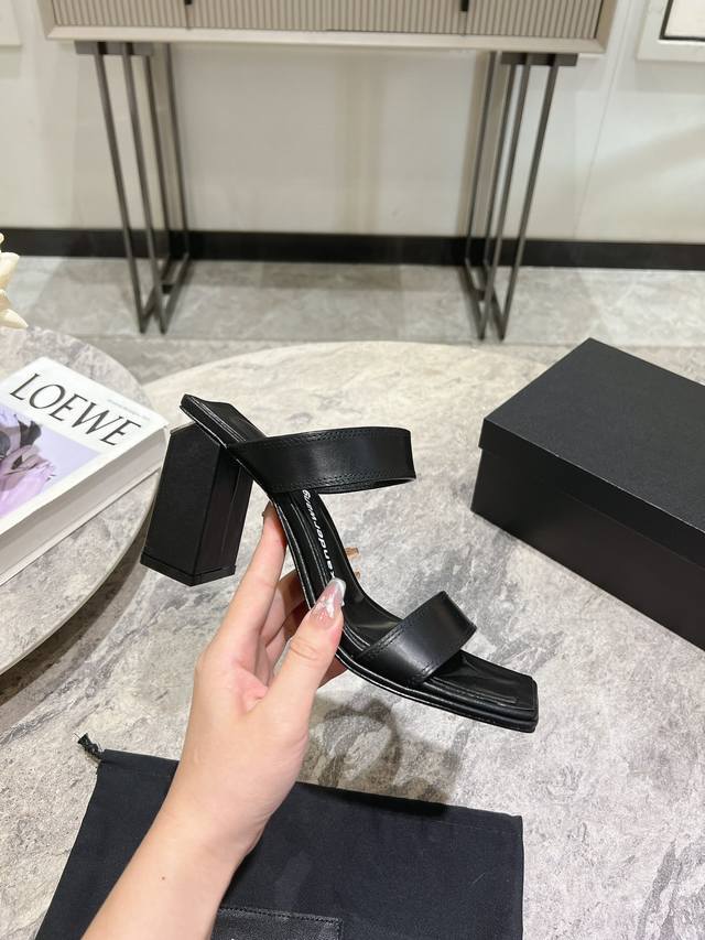 Alexanderwang King 24 Autumn And Winter Latest Cut Heel High-Heeled Sandals Pers