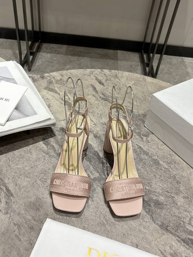 Dior Dio*R Dway 2025 Spring And Summer Latest High-Heeled Electro-Embroidered Co