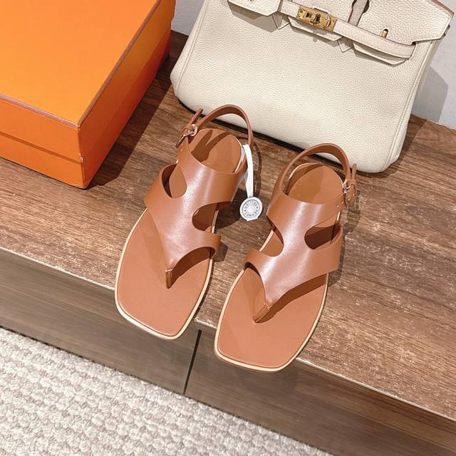 Factory Price P Hermes Karen Sandal Series Fashionable And Versatile, Super Comf
