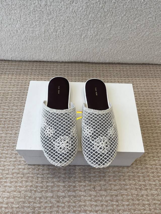The Row's New Roman Mesh Mule Slippers Made In Dongguan, I Fell In Love With Thi