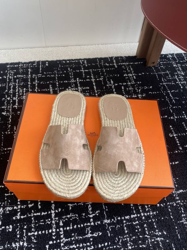 Purchasing Agent Hermes 25Ss Spring And Summer Classic Men's H Slippers Classic