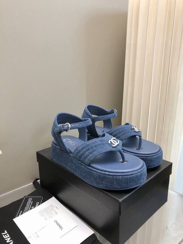 Ss Chanel Spring And Summer New Popular Thick-Soled Casual Sandals Very Popular