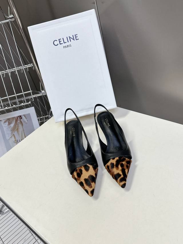 Celine Celine Spring And Summer Arc De Triomphe Fashion High Heels, Soft And Exp