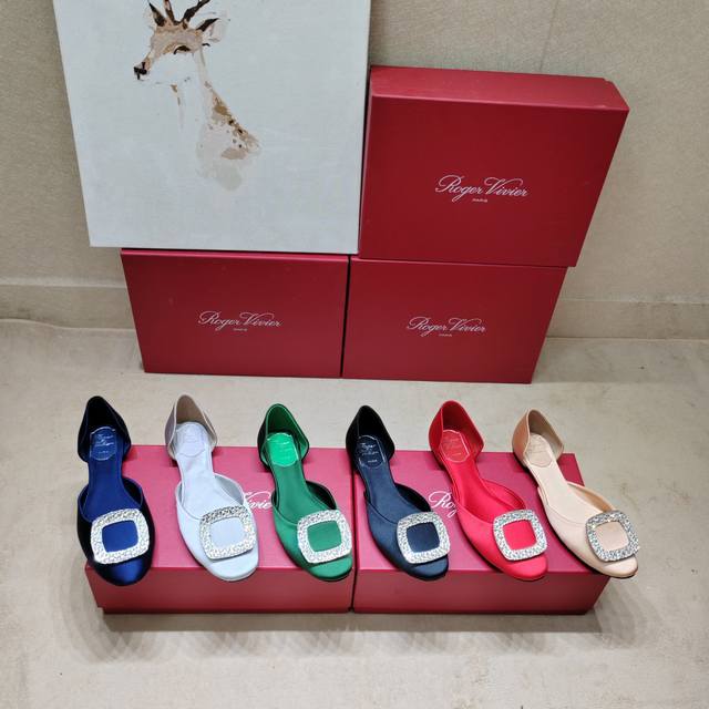 Impulse Price: 222 Counter New Diamond Buckle Silk Single Shoe Series Luxury New