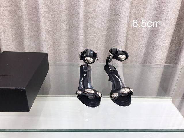 Impulse Price: King's New Model! Alexander Wang High Heels For Women, Luxury Ori