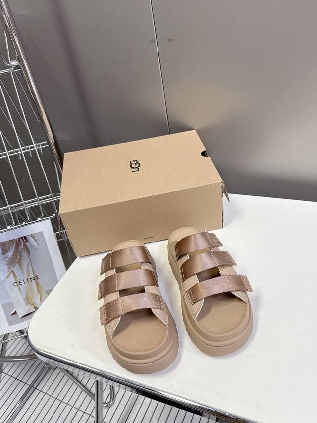 Ugg Spring And Summer Latest Platform Thick-Soled Slippers A Shoe That Will Not