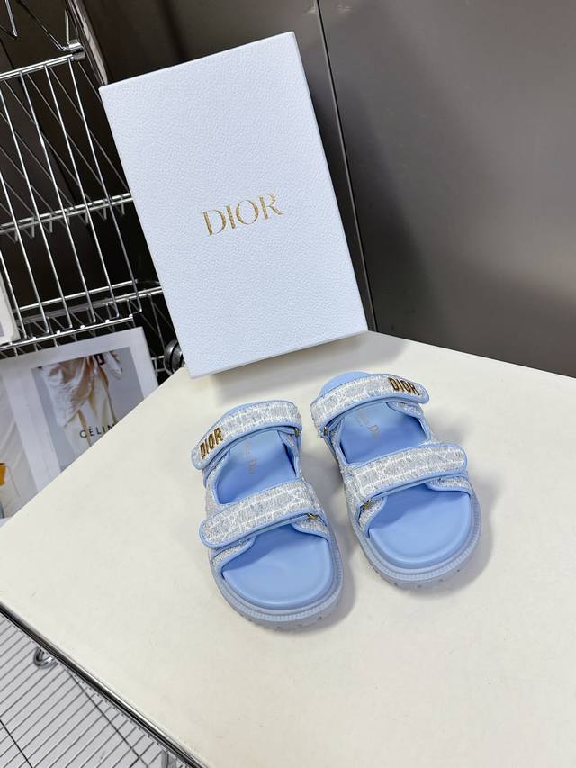 Dior Dior's Latest Spring And Summer Velcro Sandals, Popular With Many Celebriti