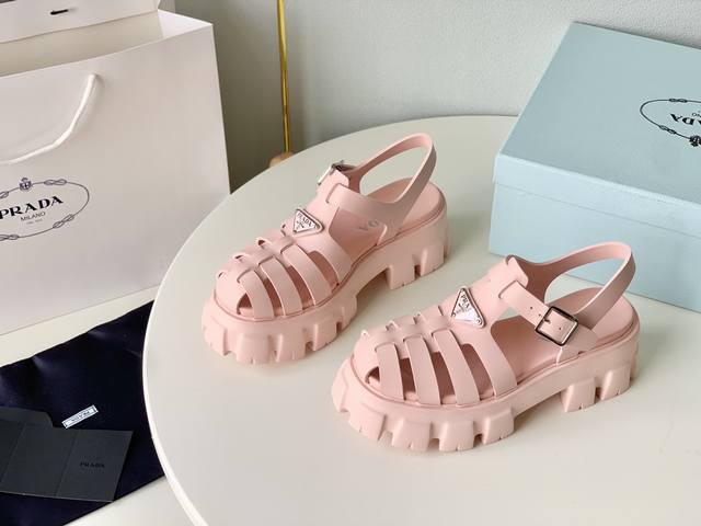 Prad Aw The Hottest Roman Sawtooth Thick-Soled Sandals 35-40