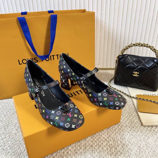 Backless Single Shoes Purchasing Version Louis Lv Donkey Home 2025 Spring And Su