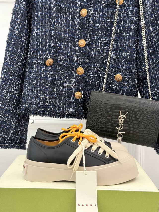 Factory Price Marni Marni Classic Double Shoelaces Thick-Soled Big Toe Shoes The