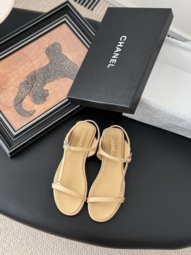 Chanel Xiaochan 25S New Chain Double C Sandals Original 1:1 Replica Classic Amon