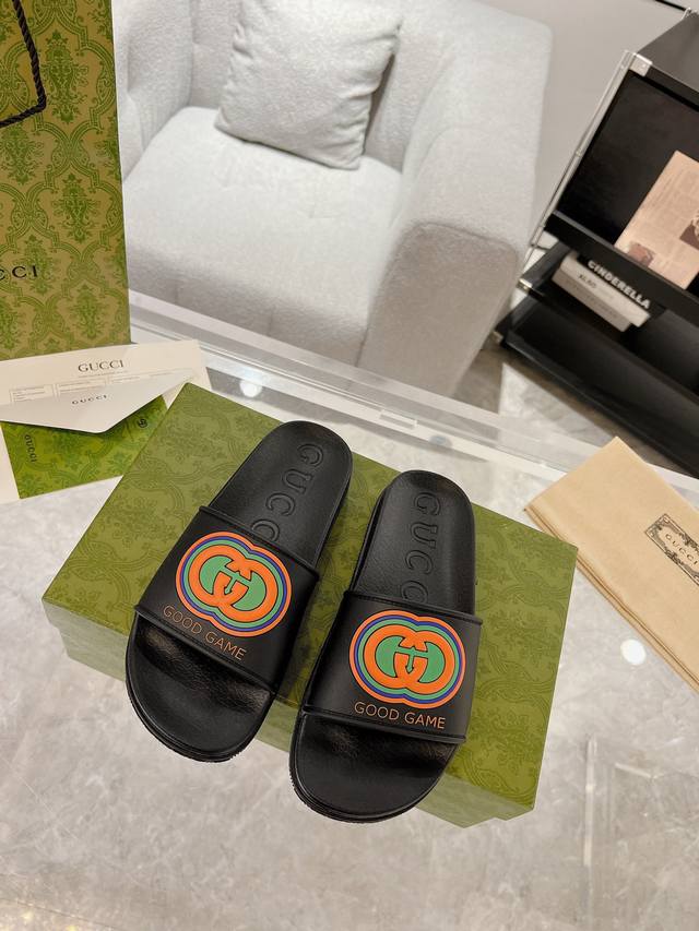 Gucci Couple Slippers Top Version Spring And Summer Internet Celebrity Must-Have