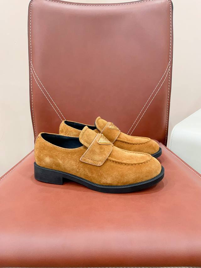 Prad* 24Ss Latest Hit Suede Loafers The Long-Awaited Suede Loafers Are Finally H