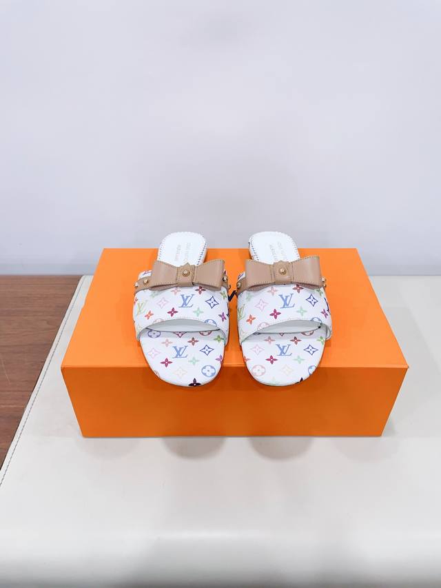 Louis Vuitto Spring And Summer Bow Fashion Slippers The Most Popular Item In The