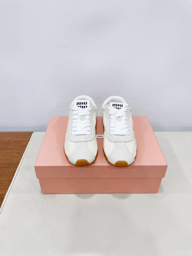 Miumi2025 Early Spring Catwalk New Forrest Gand Training Shoes Ballet Shoes, , T
