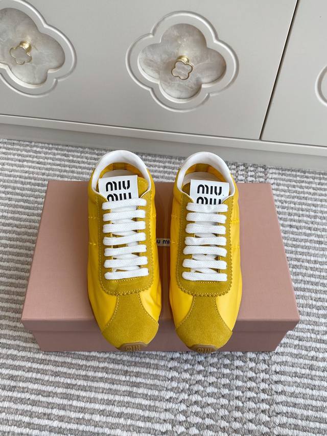 Super Light And Soft Purchase-Level Miumiu Miu Miu Super Soft German Training Sh