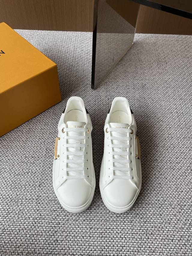 Louis Vuitton X Takashi Murakami Joint Model Time Out Sakura Series Casual White