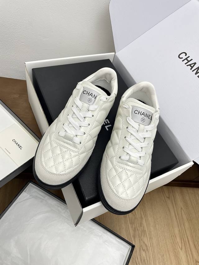 Aircraft Box 10 Chanel New Baseball Shoes Xiangjia Hidden Tennis Shoes! Pure Ori