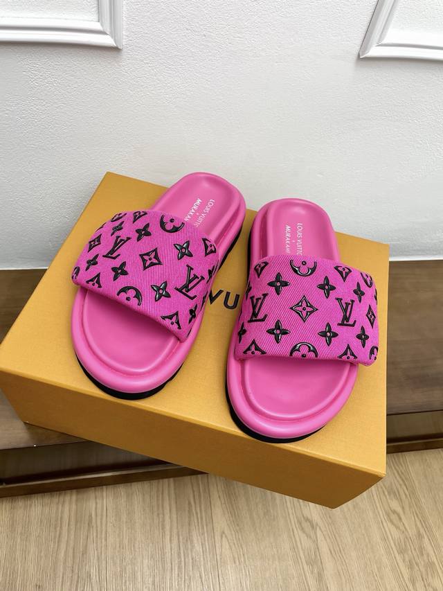 Couple Style Lv Louis Vuitton Donkey Home New Product Top Version Counter Main L