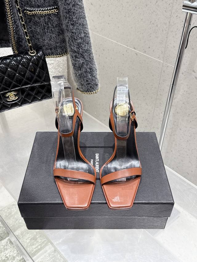Saint Laurent Ysl New High-Heeled Sandals And Slippers Original Lasts Top Qualit