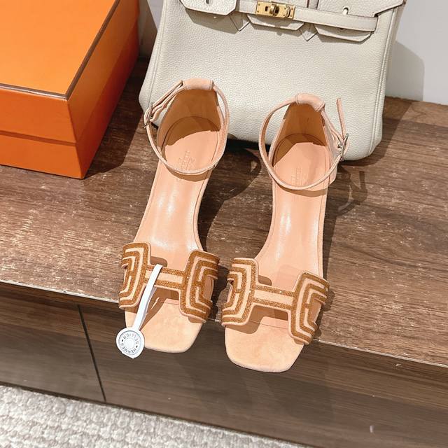 4Cm Photo Factory Price P Hermes Joy 40 High-Heeled Sandals Are Fashionable And
