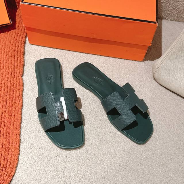 Factory Price P Hermes Hermes H Slippers Oran Sandal Series Fashionable And Vers