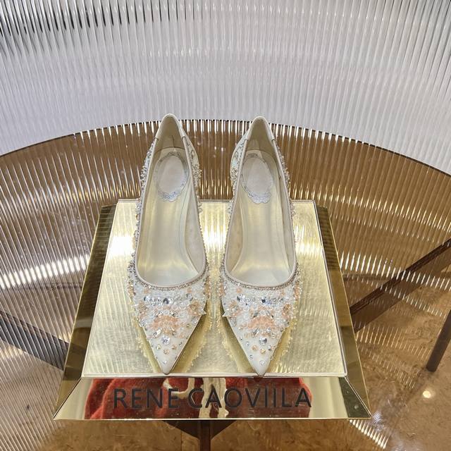Top Version R C 2025S Heavy Industry Rc Crystal Gem High Heel Shoes Series Singl
