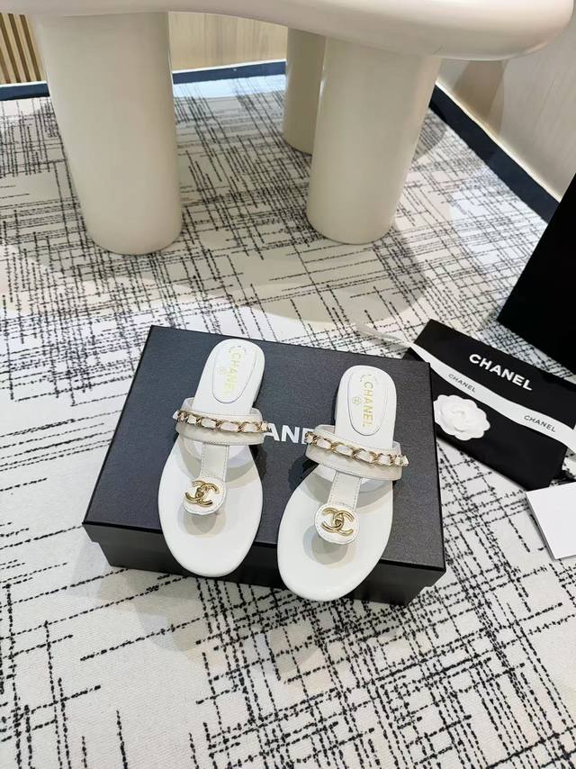 Top Version Chanel 2025 Spring Counter Top Double C Sandals This Classic Design;