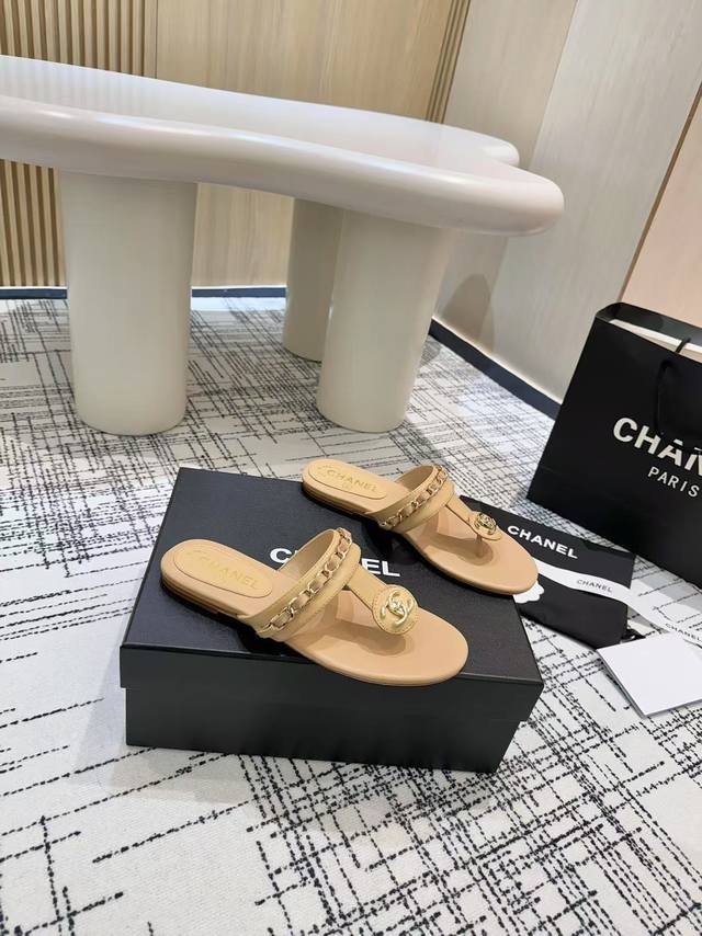 50 Top Version Chanel 2025 Spring Counter Top Double C Sandals This Classic Desi