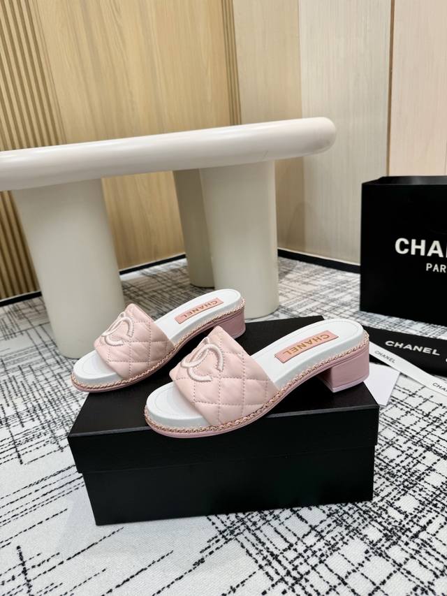 Top Version Chanel 2025 Spring Counter Top Double C Sandals This Classic Design;