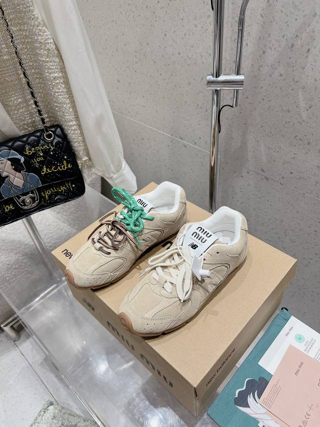 Miumiu Miu Miu X New Balance Co-Branded Sneakers A Closer Look Before The Early