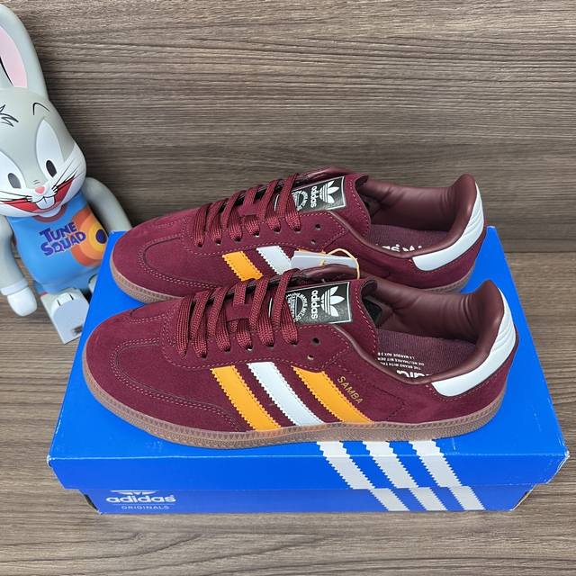 Top Version Adidas Originals Samba German Training Low-Top Sneakers Couple Style