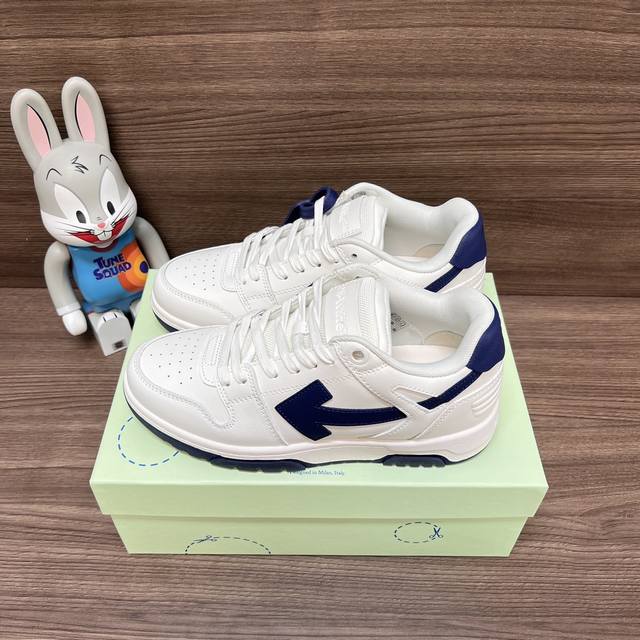 Top Version Off-White Out Of Office Low-Top Skateboard Shoes Couple Style White