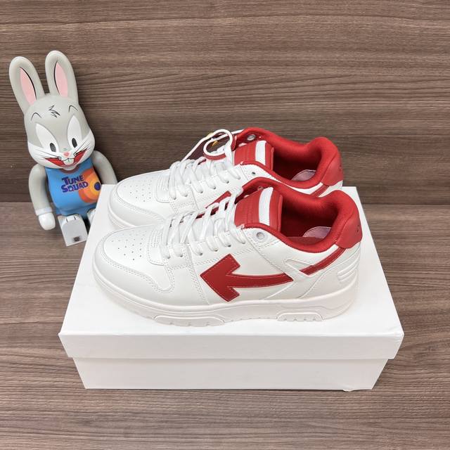 Top Version Off-White Out Of Office Low-Top Skateboard Shoes Couple Style White