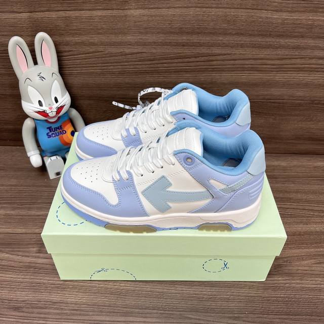 Top Version Off-White Out Of Office Low-Top Skateboard Shoes For Couples In Lake