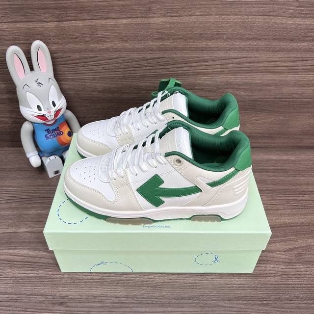Top Version Off-White Out Of Office Low-Top Skateboard Shoes Couple Style White