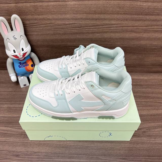 Top Version Off-White Out Of Office Low-Top Skateboard Shoes Couple Style Tiffan