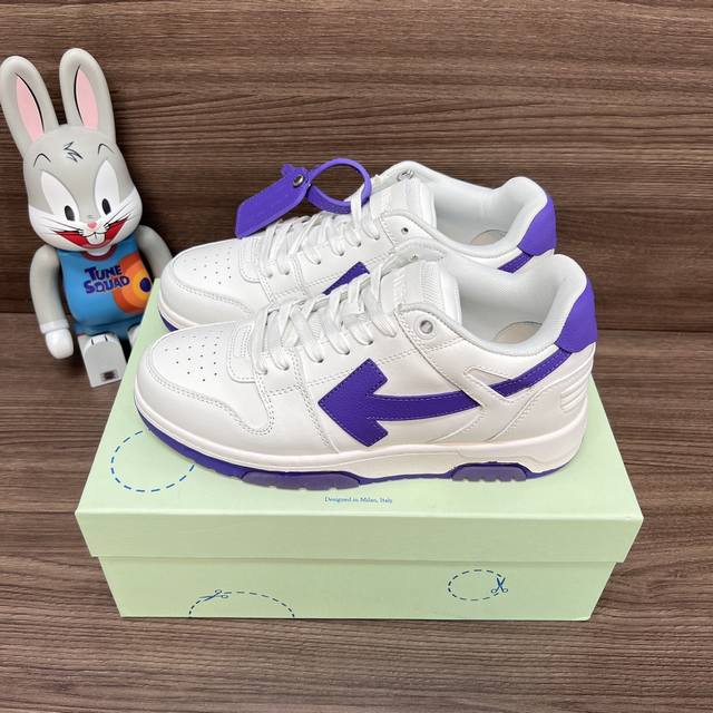 Top Version Off-White Out Of Office Low-Top Skateboard Shoes Couple Style White