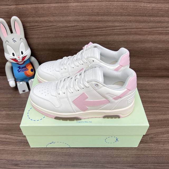 Top Version Off-White Out Of Office Low-Top Skateboard Shoes Couple Style White