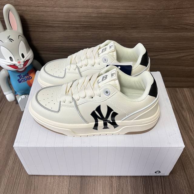Top Version Mlb Chunky Liner Retro Thick-Soled Casual Sneakers For Men And Women