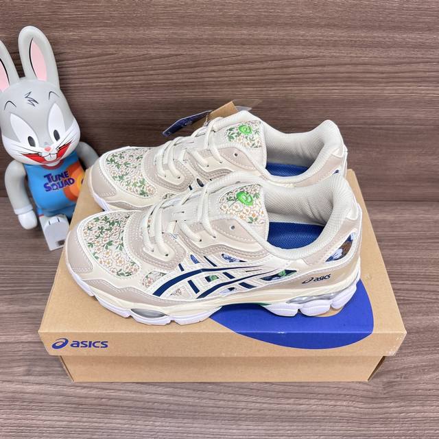 Needles X Asics Gel-Nyc Leather Cool Shock Absorption Non-Slip Wear-Resistant Lo