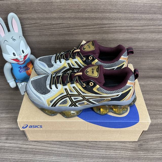 Asics Gel-Quantum Kinetic Comfortable Fashion Fabric Synthetic Leather Wear-Resi