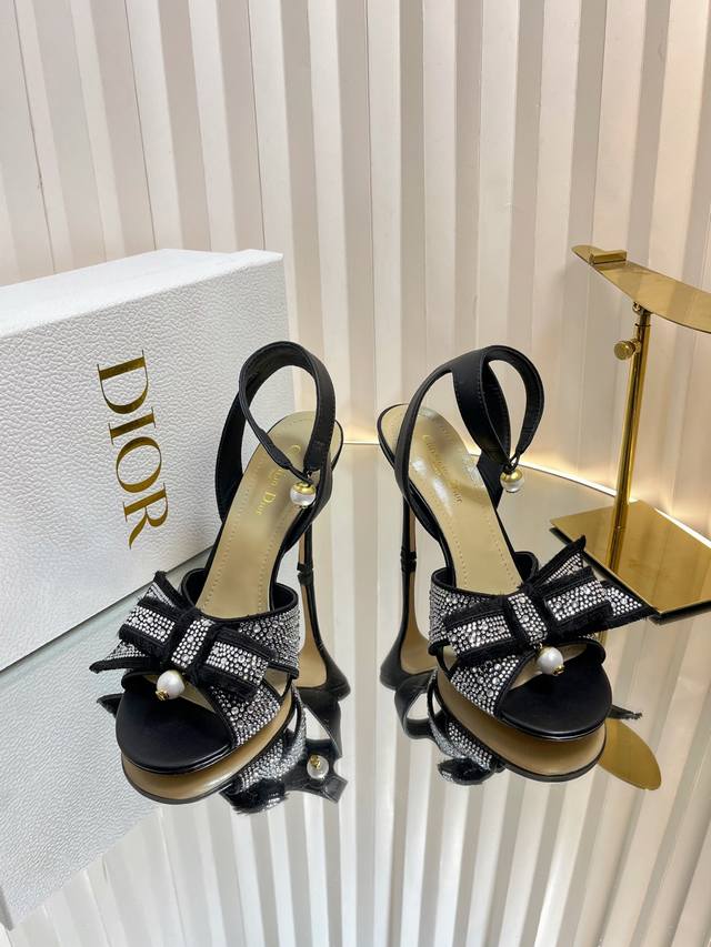 Dior Maria Grazia Chiuri Presents The Refined And Elegant Dior Gem Heeled Sandal