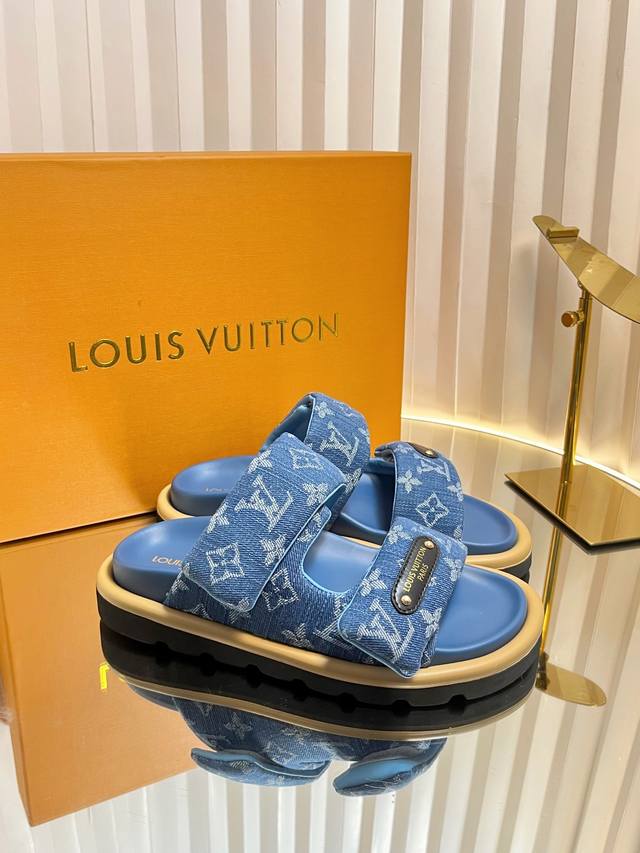 Lv Chubby Sexy Slippers Couple Style Louis Vuitton Lv 25Ss Early Spring Couple S