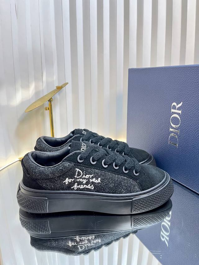 Couple Dior Dior X Denim Tears Co-Branded B33 Series Couple Casual Sports Shoes