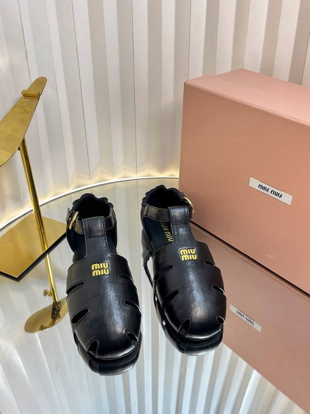 Miumiu Miu Miu 25Ss Early Spring New Catwalk New Roman Shoes Mary Jane Ballet Sh