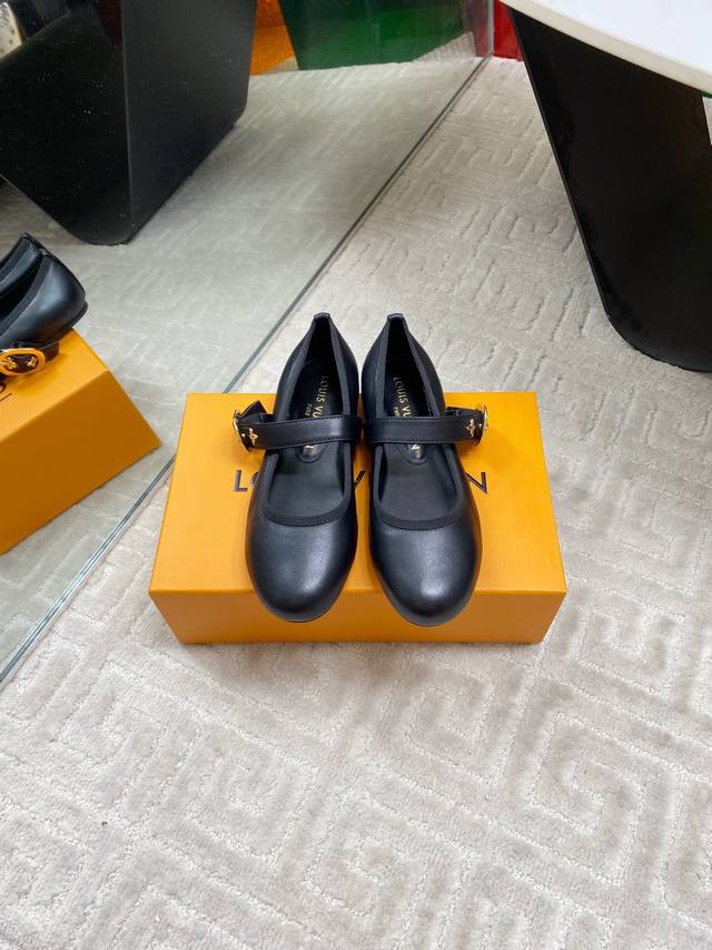 Factory 25Ss New Spring Louis Vuitton Lv Romy Ballet Flats Denim Single Shoes Cl
